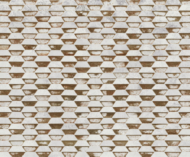 Steel White Stamping Natural 50X100