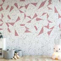 Stracciatella Pink Natural Hexagonal 25X30