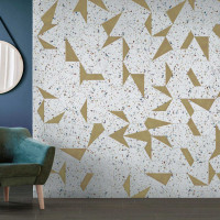 Stracciatella Honey Natural Hexagonal 25X30