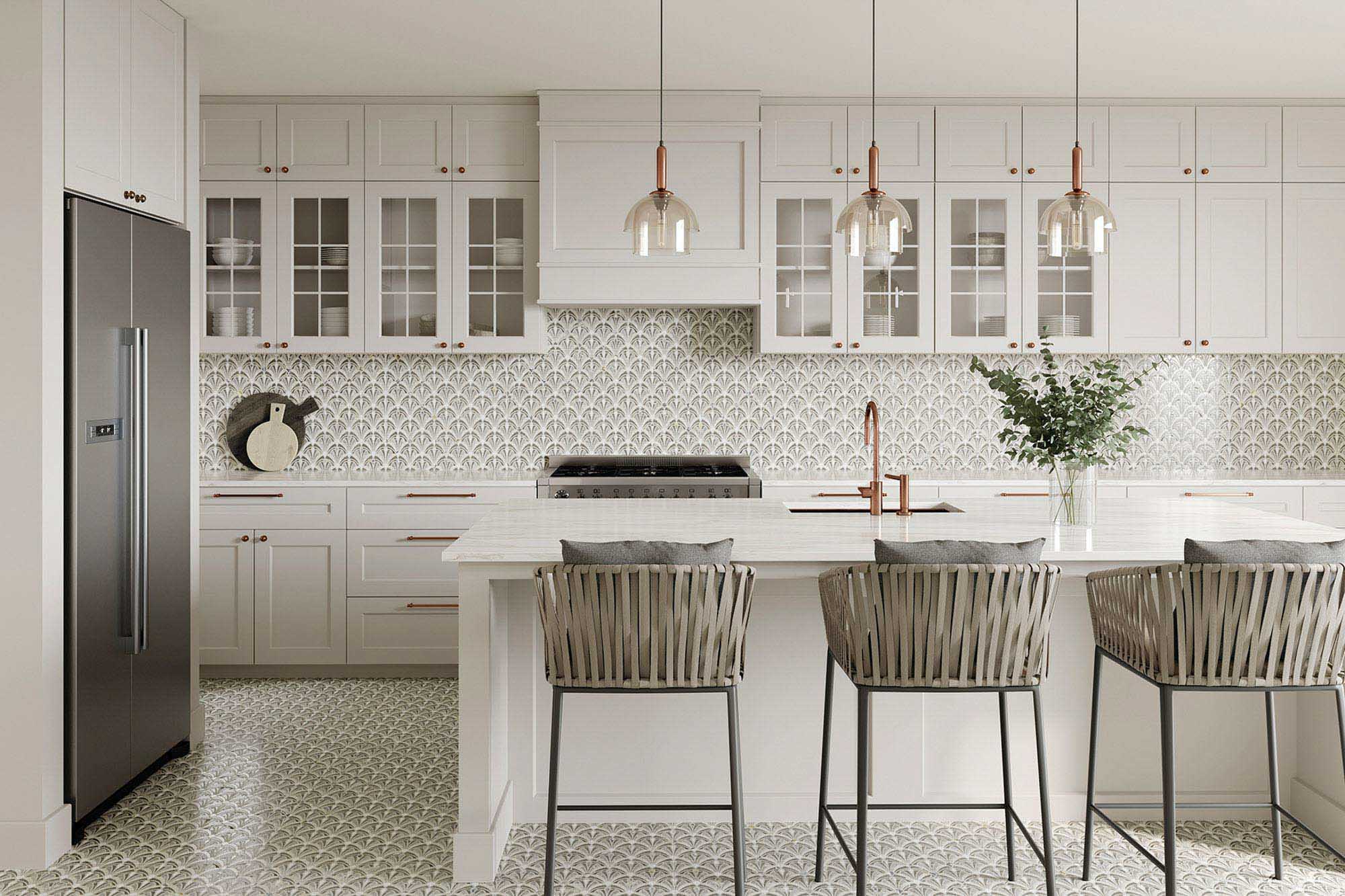 Mixing Gray and Beige in the Kitchen - Shining on Design