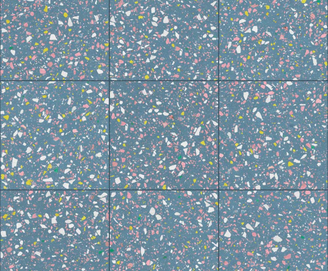 Terrazzo Blue Natural 60X60