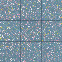 Terrazzo Blue Natural 60X60