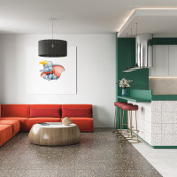 Terrazzo Anthracite Natural 60X60