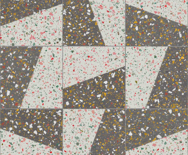 Terrazzo Stamp Natural 60X60