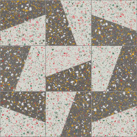 Terrazzo Stamp Natural 60X60
