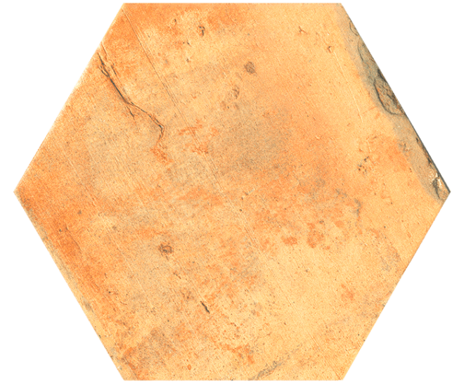 Terre Rosso Hexagon Hexagonal 25X30