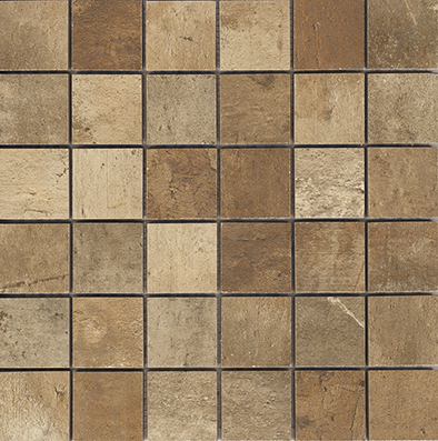 Terre Rosso Natural Mosaico 5X5 Mos 30X30