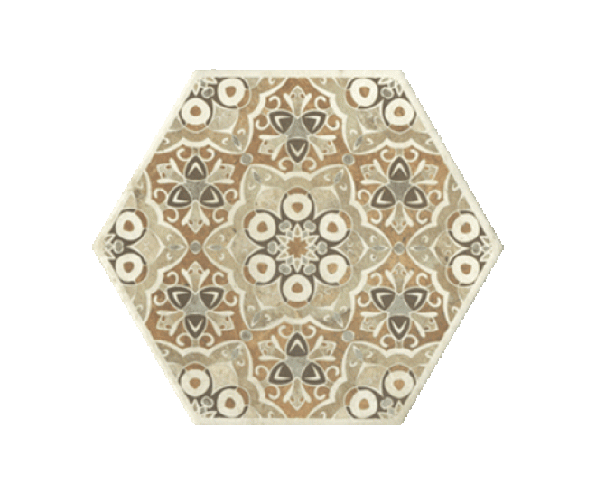 Terre Stamp Hexagon Hexagonal 25X30