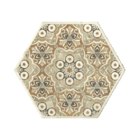 Terre Stamp Hexagon Hexagonal 25X30