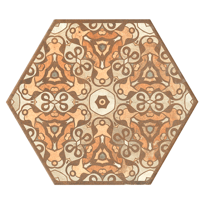 Terre Stamp Hexagon Hexagonal 25X30