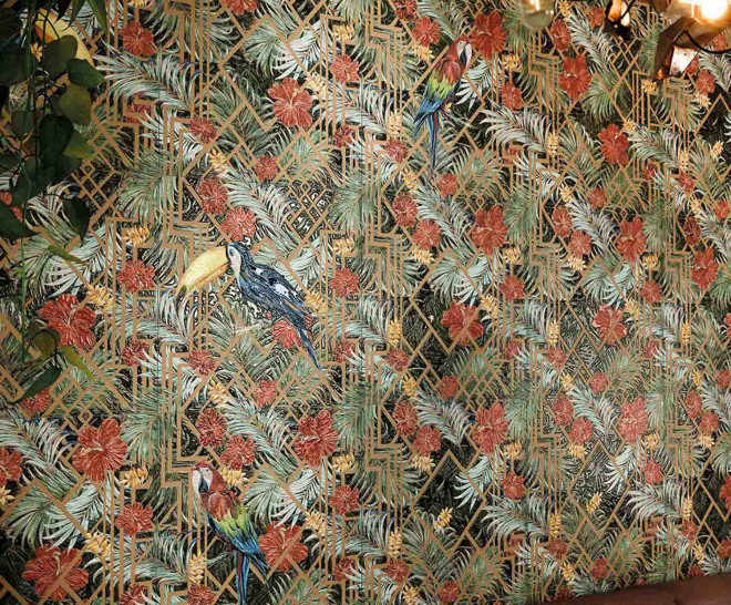 Tropical Tucanas Shiny 30X30