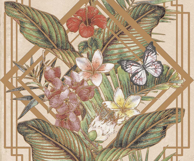 Tropical Tapano Shiny 30X30