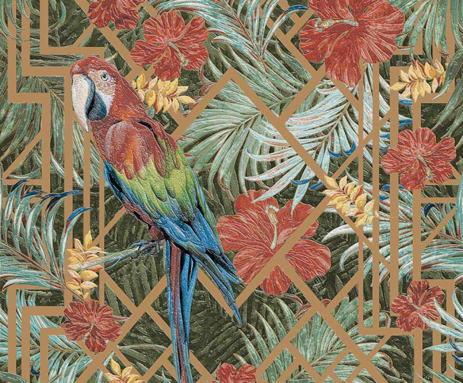 Tropical Tucanas Shiny 30X30