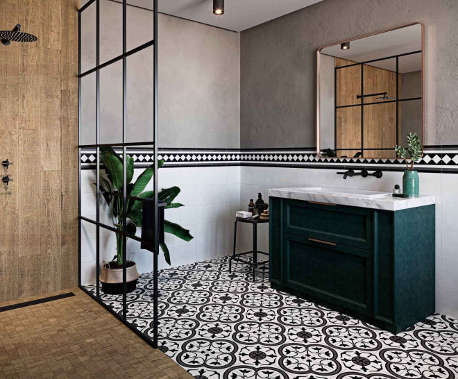 vienna_baño_negro_pavimento_moderno_decorativo