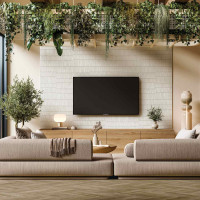 Chevron Oak Natural 50X100