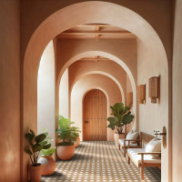 Zest White Stamp Natural 50X100