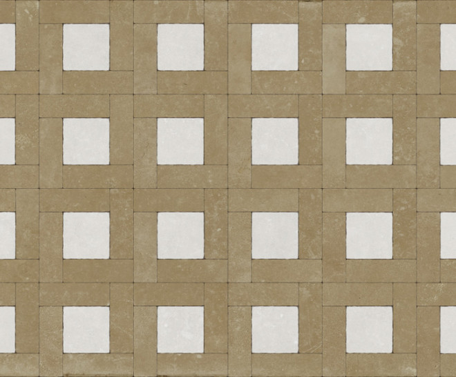 Zest White Stamp Natural 50X100