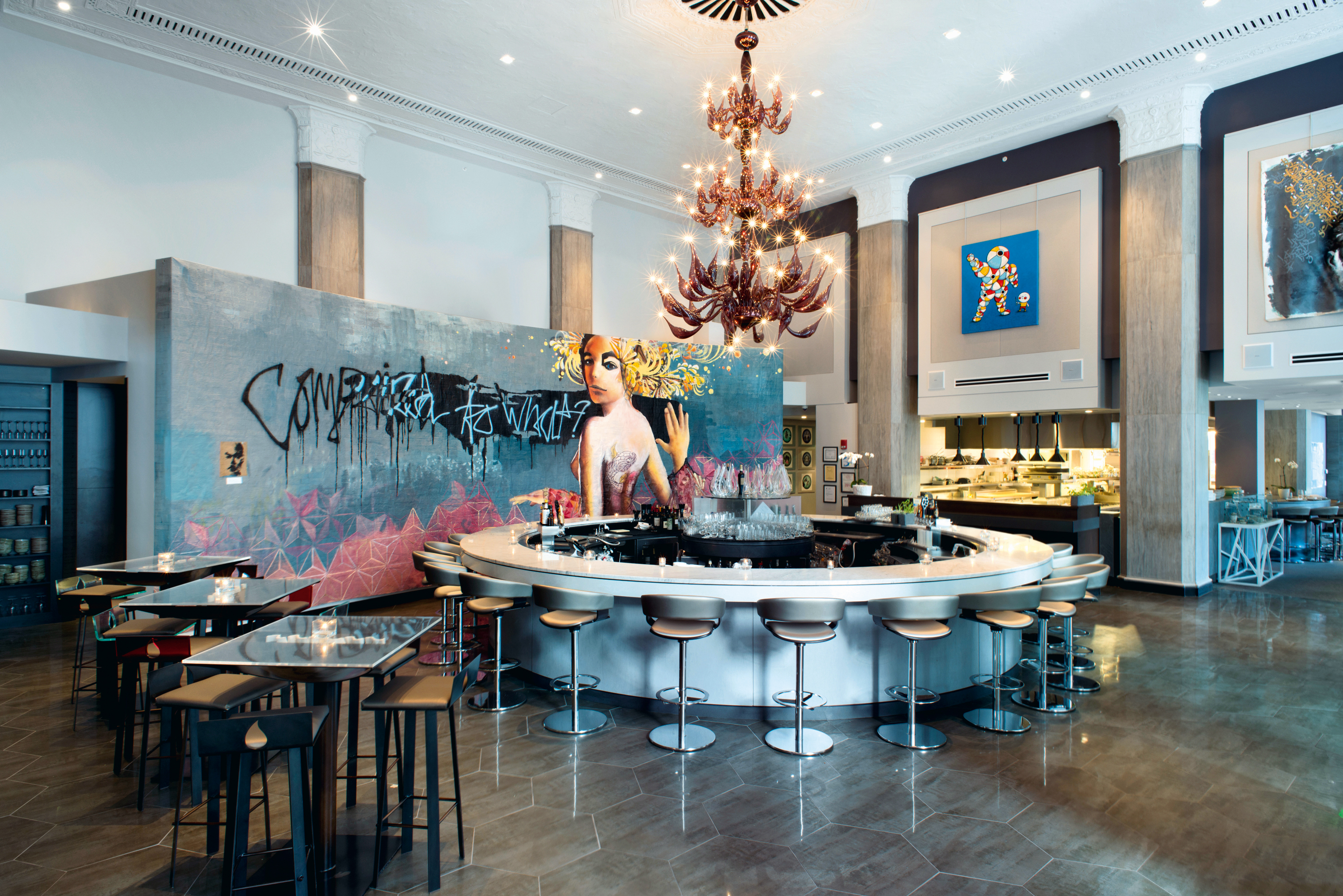 Liquid Art House Restaurant Ceramicas Aparici