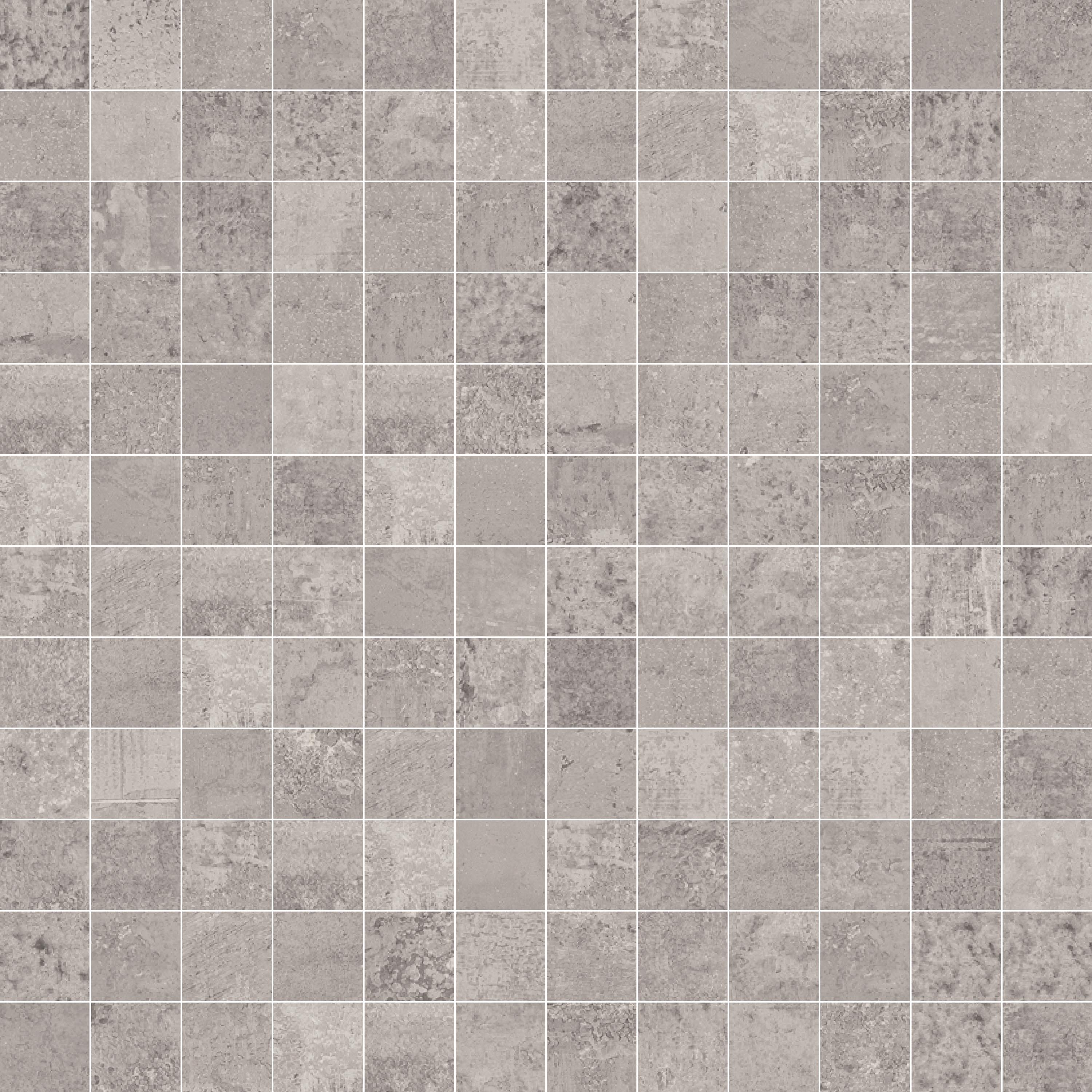 METALLIC GREY MOSAICO 2,5X2,5 Aparici